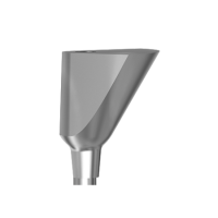 Индивидуальный обрабатываемый угловой абатмент Ø5.0mm, H1mm+винт KVP