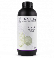 Фотополимер HARZ Labs Dental Yellow Clear, прозрачный желтый (1000 гр)