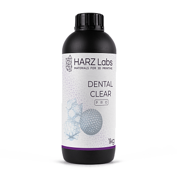 Фотополимер HARZ Labs Dental Clear PRO, прозрачный (1000 гр) 