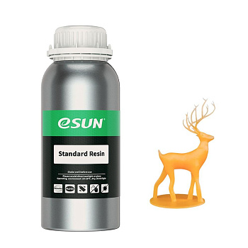 Фотополимерная смола ESUN Standard оранжевая (0,5 кг)